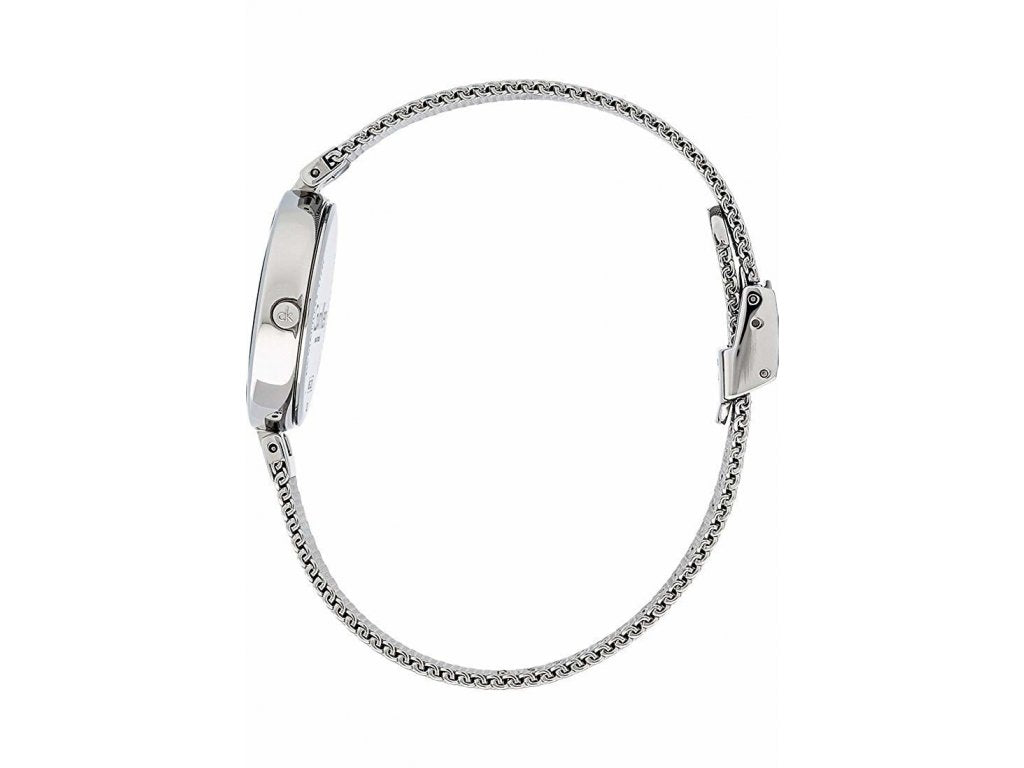 Calvin Klein Authentic Black Dial Silver Mesh Bracelet Watch for Women - K8G23121 Buy Now By Calvin Klein