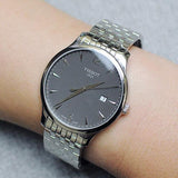Tissot T Classic Tradition Grey Dial Silver Steel Strap Watch For Men - T063.610.11.067.00 Buy Now By Tissot