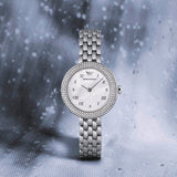 Emporio Armani Rosa Quartz White Dial Silver Steel Strap Watch For Women - AR11354 Buy Now By Emporio Armani