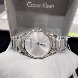 Calvin Klein Dainty Diamonds Silver Dial Sliver Steel Strap Watch for Women - K7L2314T Buy Now By Calvin Klein