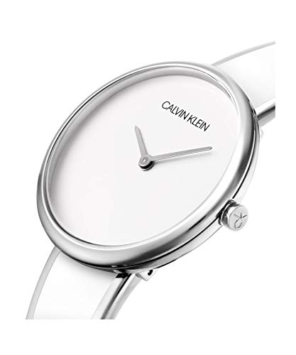 Calvin Klein Seduce White Dial Two Tone Steel Strap Watch for Women - K4E2N116 Buy Now By Calvin Klein
