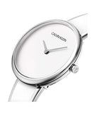 Calvin Klein Seduce White Dial Two Tone Steel Strap Watch for Women - K4E2N116 Buy Now By Calvin Klein