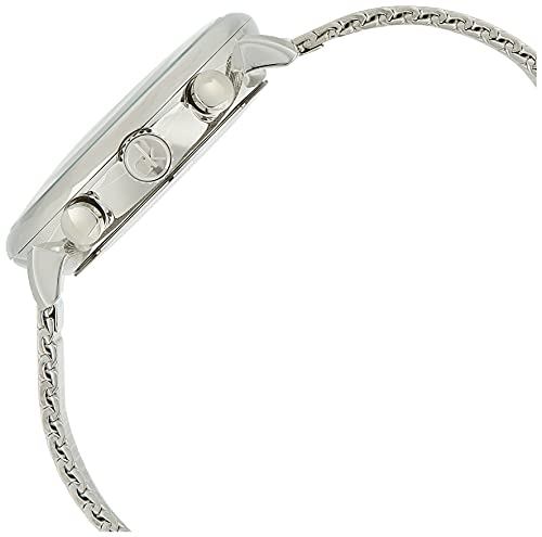 Calvin Klein High Noon Silver Dial Silver Mesh Bracelet Watch for Men - K8M27126 Buy Now By Calvin Klein