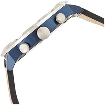 Fossil Bronson Chronograph Luggage Blue Dial Brown Leather Strap Watch for Men - FS5829 Buy Now By Fossil