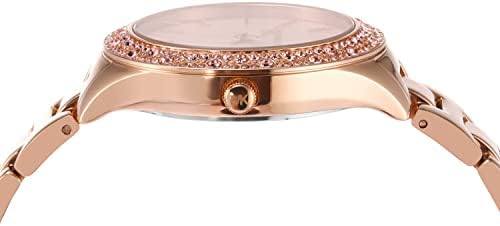 Michael Kors Lilane Quartz Rose Gold Dial Rose Gold Steel Strap Watch For Women - MK1068 Buy Now By Michael Kors