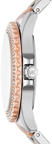 Michael Kors Everest Three Hand Rose Gold Dial Two Tone Steel Strap Watch For Women - MK7402 Buy Now By Michael Kors