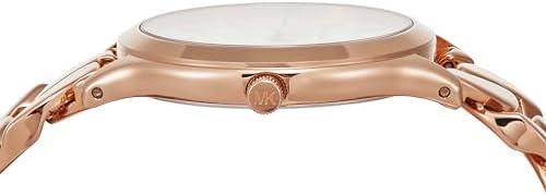 Michael Kors Runway Three-Hand Silver Dial Rose Gold Steel Strap Watch for Women - MK7473 Buy Now By Michael Kors