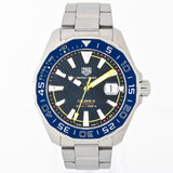 Tag Heuer Aquaracer Caliber 5 Match Timer Shinji Kagawa Edition Blue Dial Silver Steel Strap Watch for Men - WAY201H.BA0927 Buy Now By Tag Heuer