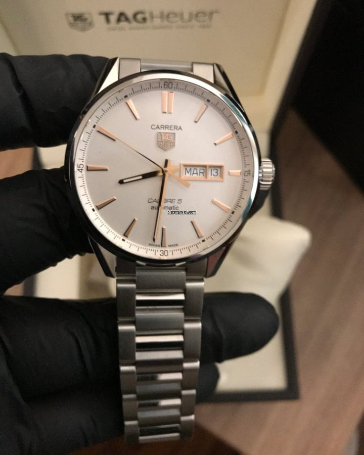 Tag Heuer Carrera White Dial Watch for Men - WAR201D.BA0723