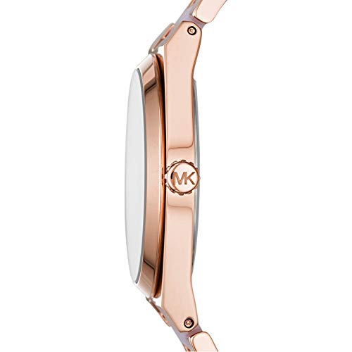Michael Kors Channing Quartz Mother of Pearl Pink Dial Two Tone Steel Strap Watch For Women - MK6652 Buy Now By Michael Kors