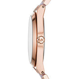 Michael Kors Channing Quartz Mother of Pearl Pink Dial Two Tone Steel Strap Watch For Women - MK6652 Buy Now By Michael Kors