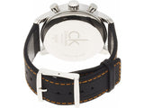 Calvin Klein City Chronograph Black Dial Black Leather Strap Watch for Men - K2G271C1 Buy Now By Calvin Klein