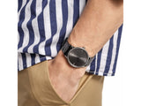 Calvin Klein Accent Black Dial Black Leather Strap Watch for Men - K2Y2X1CU Buy Now By Calvin Klein