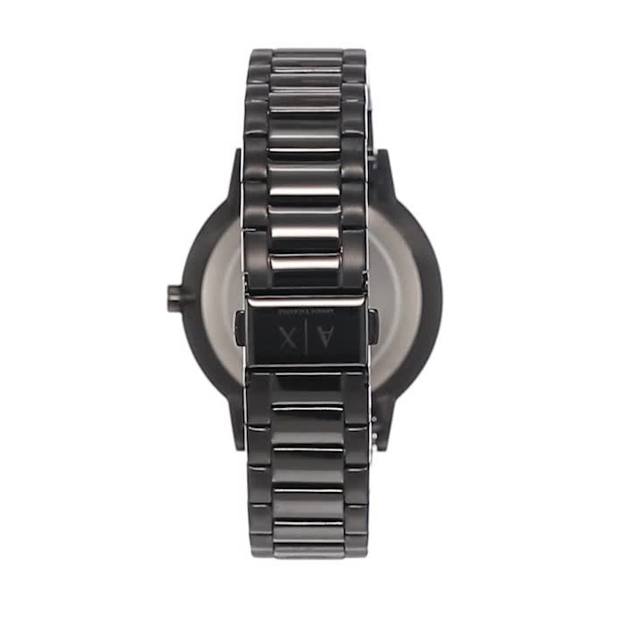 Armani Exchange Cayde Multicolor Dial Black Steel Strap Watch For Men - AX2725 Buy Now By Armani Exchange