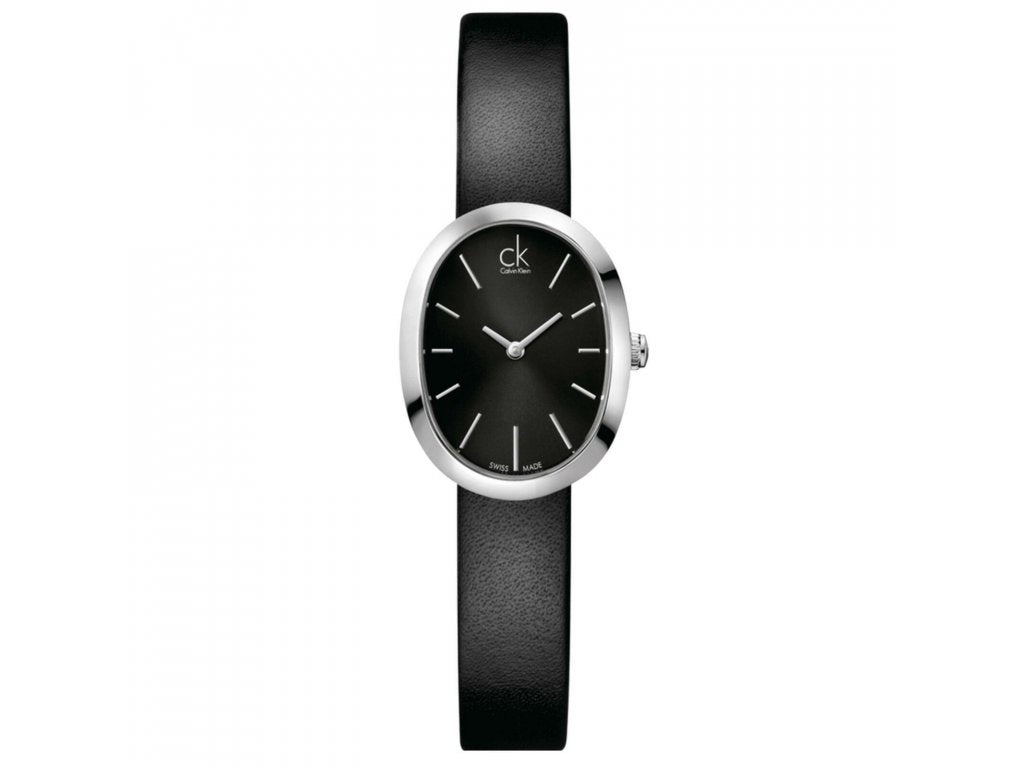 Calvin Klein Incentive Black Dial Black Rubber Strap Watch for Women - K3P231C1 Buy Now By Calvin Klein