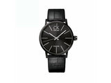 Calvin Klein Black Dial Black Leather Strap Watch for Women - K7622401 Buy Now By Calvin Klein