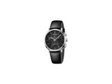 Calvin Klein Posh Black Dial Black Leather Strap Watch for Men - K8Q371C1 Buy Now By Calvin Klein