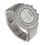 Gucci Grip Collection Quartz Silver Dial Silver Steel Strap Watch For Men - YA157302 Buy Now By Gucci