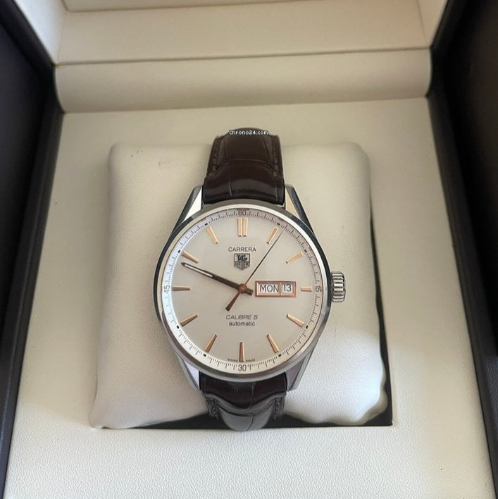 Tag Heuer Carrera White Dial Watch for Men - WAR201B.FC6291