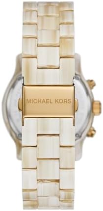 Michael Kors Runway Pavé Chronograph White Dial White Acetate Strap Watch for Women - MK7476 Buy Now By Michael Kors