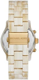 Michael Kors Runway Pavé Chronograph White Dial White Acetate Strap Watch for Women - MK7476 Buy Now By Michael Kors