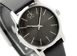 Calvin Klein City Black Dial Black Leather Strap Watch For Women - K2G23107 Buy Now By Calvin Klein