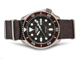 Seiko 5 Sport Automatic Brown Dial Brown Nylon Strap Watch For Men - SRPD85K1 Buy Now By Seiko