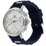 Tommy Hilfiger Claudia White Dial Blue Steel Strap Watch for Women - 1781746 Buy Now By Tommy Hilfiger