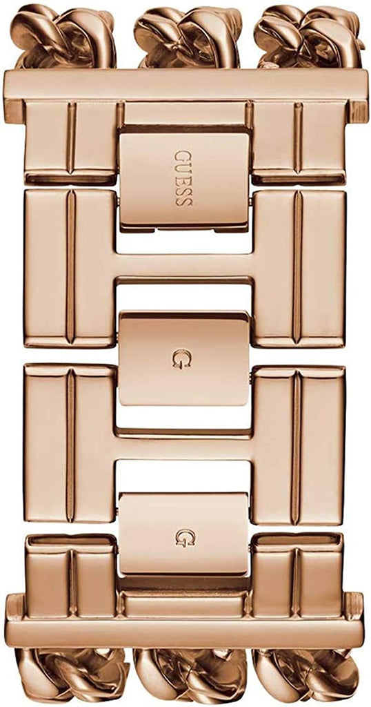 Guess Mod Heavy Metal Rose Gold Dial Rose Gold Steel Strap Watch For Women - W1117L3 Buy Now By Guess