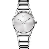 Calvin Klein Stately Silver Dial Silver Steel Strap Watch for Women - K3G2312W Buy Now By Calvin Klein