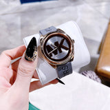 Michael Kors Janelle Three Hand Grey Dial Grey Rubber Strap Watch For Women - MK7314 Buy Now By Michael Kors
