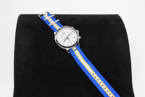 Tissot Quickster Chronograph NBA Golden State Warriors White Dial Two Tone NATO Strap Watch for Men - T095.417.17.037.15 Buy Now By Tissot