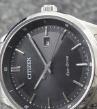 Citizen Eco Drive Black Dial Silver Steel Strap Watch For Men - BM7250-56E Buy Now By Citizen