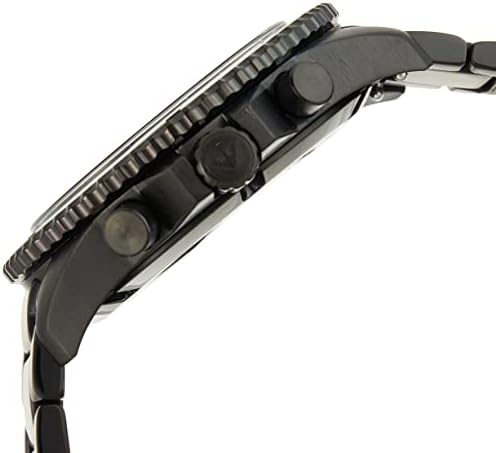 Emporio Armani Diver Chronograph Black Dial Black Steel Strap Watch For Men - AR80050 Buy Now By Emporio Armani