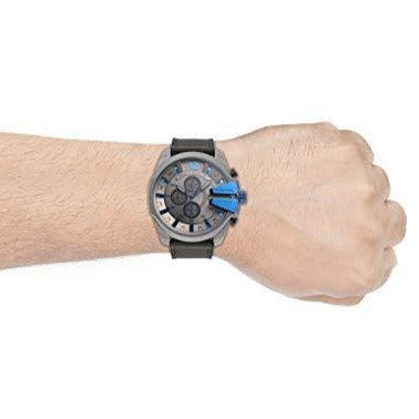 Diesel Mega Chief Chronograph Black Dial Black Nylon Strap Watch For Men - DZ4500 Buy Now By Diesel