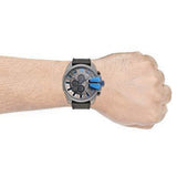 Diesel Mega Chief Chronograph Black Dial Black Nylon Strap Watch For Men - DZ4500 Buy Now By Diesel
