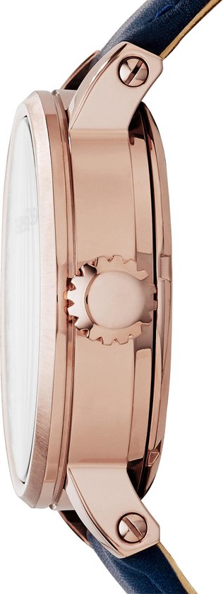 Fossil Original Boyfriend Skeleton White Dial Blue Leather Strap Watch for Women - ME3086 Buy Now By Fossil