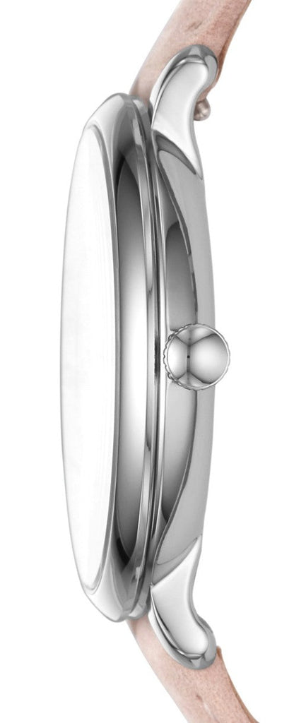 Fossil Jacqueline Blush Mother of Pearl Dial Pink Leather Strap Watch for Women - ES4151 Buy Now By Fossil