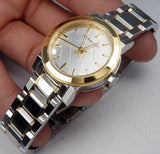 Burberry The City Silver Dial Two Tone Steel Strap Watch for Women - BU9217 Buy Now By Burberry