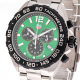 Tag Heuer Formula 1 Chronograph Green Dial Silver Steel Strap Watch for Men - CAZ101AP.BA0842 Buy Now By Tag Heuer