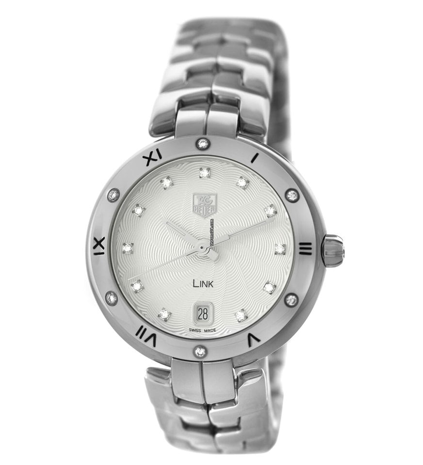 Tag Heuer Link Diamonds Silver Dial Silver Steel Strap Watch for Women - WAT1413.BA0954 Buy Now By Tag Heuer