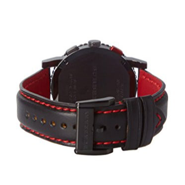 Burberry City Chronograph Black Dial Black Leather Strap Watch for Men - BU9803 Buy Now By Burberry