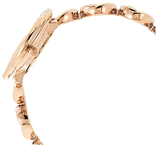 Swarovski Crystal Flower Red Dial Rose Gold Steel Strap Watch for Women - 5552783 Buy Now By Swarovski