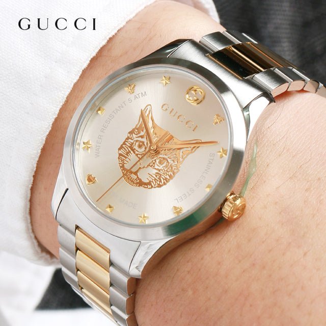 Gucci G Timeless Silver Dial Two Tone Steel Strap Watch For Women - YA1264074 Buy Now By Gucci