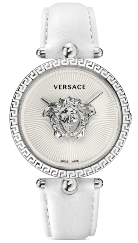 Versace Palazzo Empire White Dial White Leather Strap Watch for Women - VCO010017 Buy Now By Versace