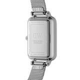 Daniel Wellington Quadro Unitone Silver Dial Silver Mesh Strap Watch For Women - DW00100486 Buy Now By Daniel Wellington