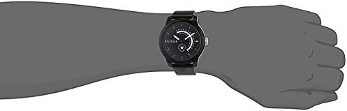 Tommy Hilfiger Denim Quartz Black Dial Black Leather Strap Watch for Men - 1791479 Buy Now By Tommy Hilfiger