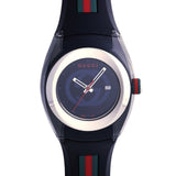 Gucci Sync Quartz Black Dial Black Rubber Strap Watch For Men - YA137301 Buy Now By Gucci