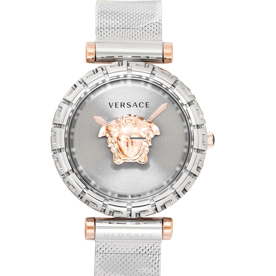 Versace Palazzo Empire Silver Dial Silver Mesh Bracelet Watch for Women - VEDV00419 Buy Now By Versace
