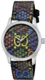 Gucci G Timeless Quartz Black Dial Black Leather Strap Watch For Women - YA1264146 Buy Now By Gucci